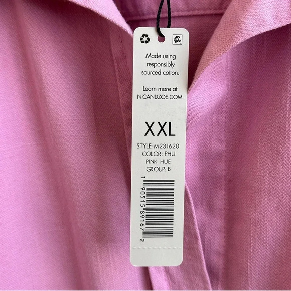 NIC+ZOE SUMMER DAY SHIRT - 2X - Brand new! - Picture 8 of 9